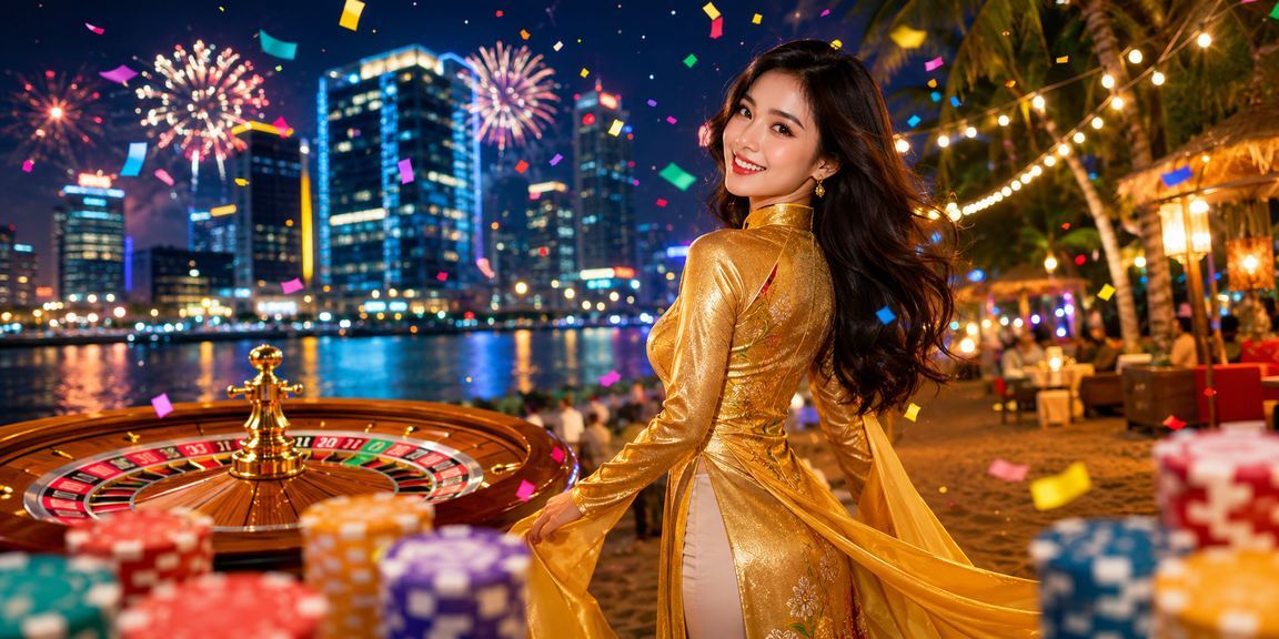 Người dùng Hà Nội mặc áo dài chơi Roulette casino trực tuyến